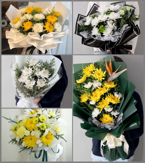 新疆吐鲁番市托克逊县夏乡白事花束代送